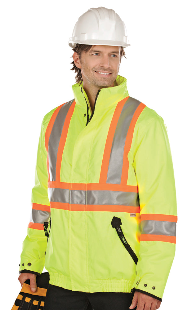 Hi Vis Insulated Bomber Jacket – Hockeyhouse printing and apparel