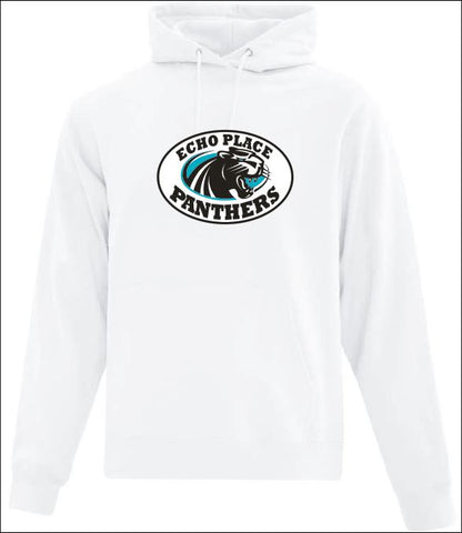 Echo Place Cotton Hoodie full oval logo