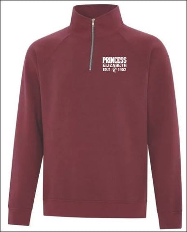 Princess Elizabeth Public School 1/4 Zip Sweater